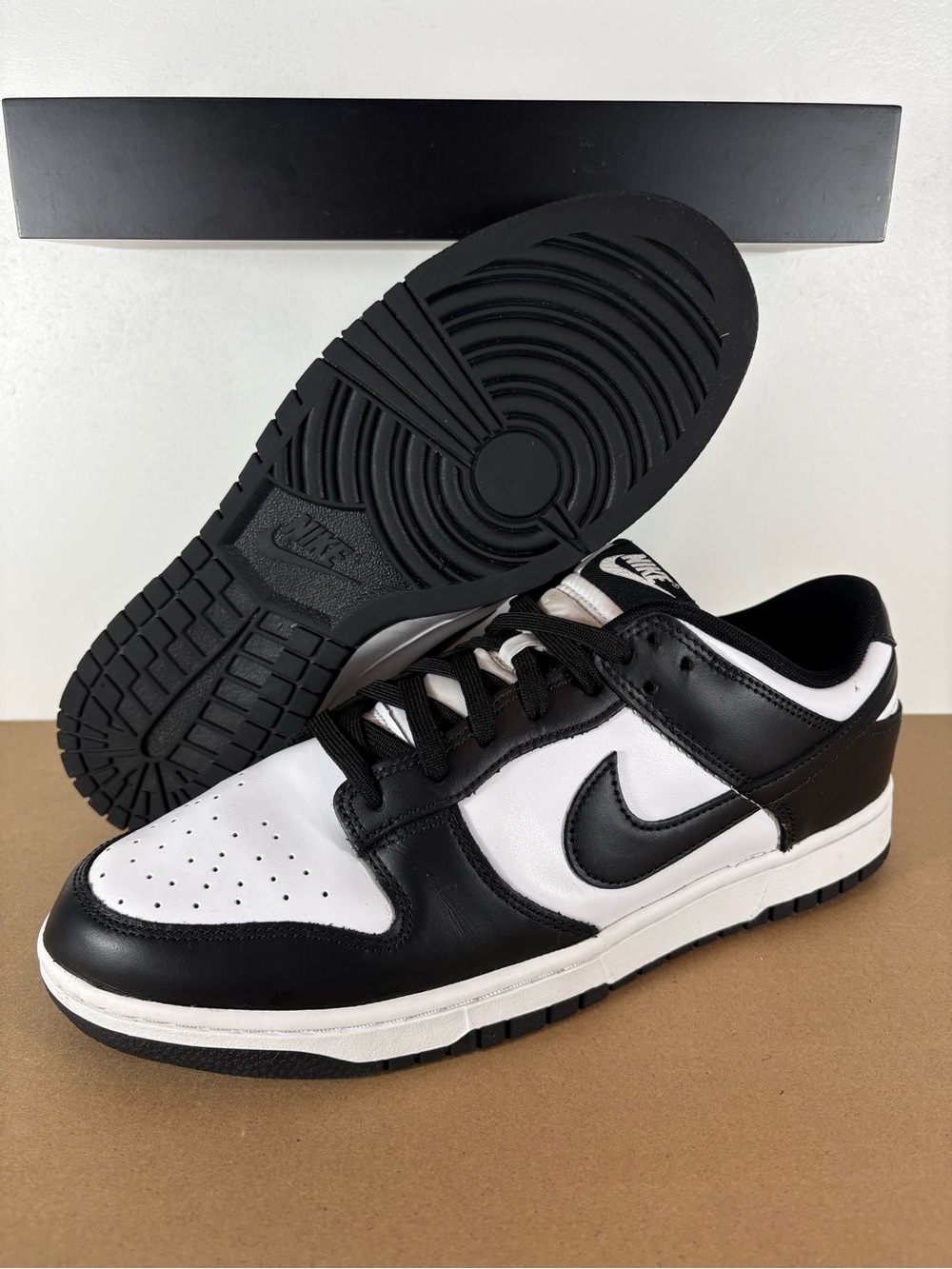 Nike Dunk Low Retro DD1391-100 Black/White "Black White" Men's Low top size 12